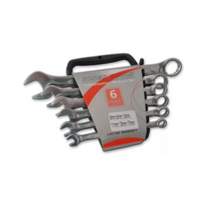 Llave combinada x 6 pzs 6-8-10-11-13-17mm