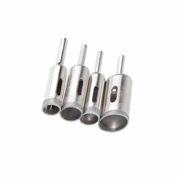 Mecha tubular diamantada para porcelanato x 4 pzs