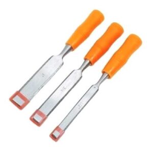 Formón anti-shock  x 3 pzs mango naranja