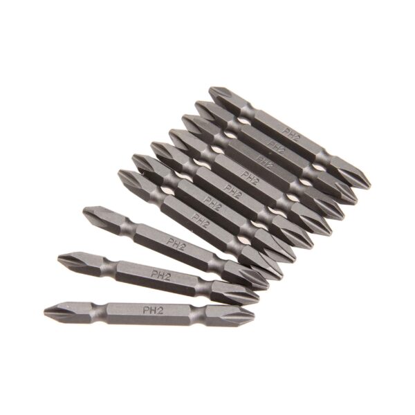 Puntas Ph2 x 10 pzs 65mm doble uso