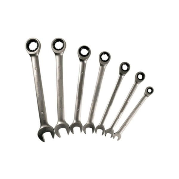 Llave Fija con criquet 7 pzs (8-10-12-13-14-17-19)