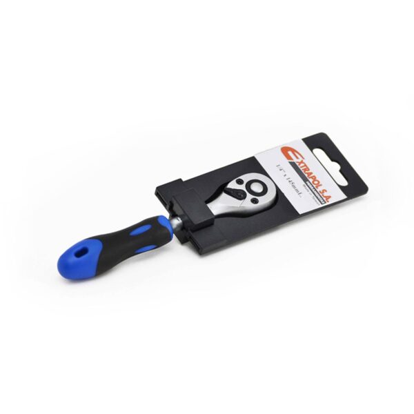 Llave criquet profesional  1/4" " x 145 mm con expulsor de tubos