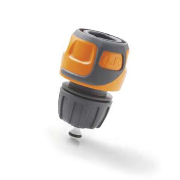 Acople rápido para manguera de 1/2" con válvula de corte