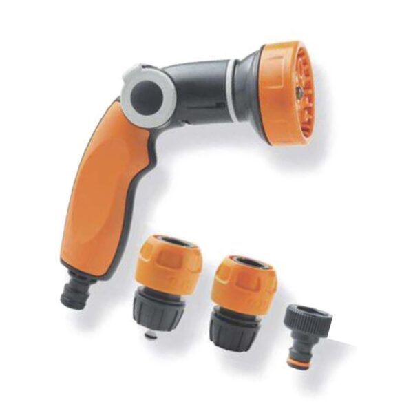 Lanza ergonómica de caudal variable 8 jet