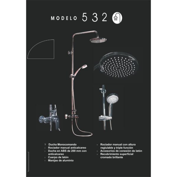 Monocomando Ducha 532 - Imagen 2