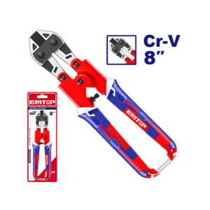 Tijera Cortaperno Mini 8Pulg-200Mm Industral Cr-V Mango Tpr Emtop Ebcr0801
