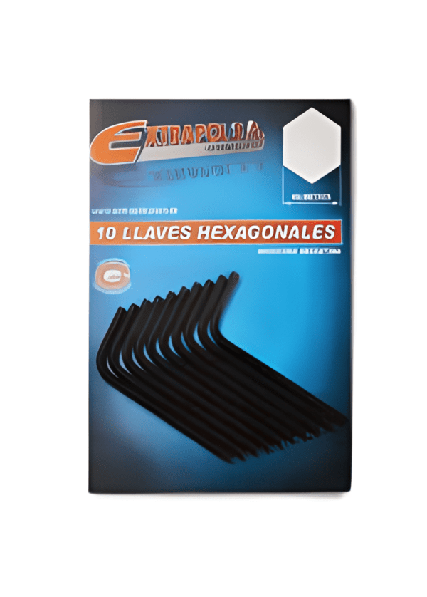 Llave hexagonal milimétrica 12 x 10