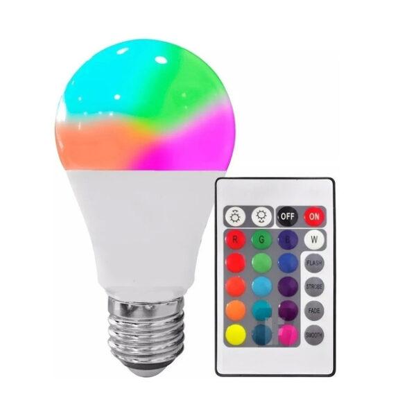 Foco luz con control remoto