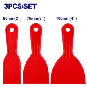 Espatulas plasticas x 3u 2" 3" 4"