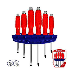 Set 6 Destornilladores De Golpe Pl Y Ph X 75,100 Y 150Mm Cr-V EMTOP