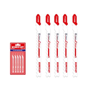 Set 5 sierras caladoras madera 74mm 6TPI laterales