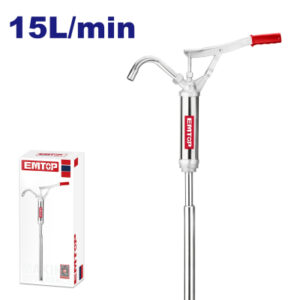 Bomba De Trasvase A Palanca Acero-Aluminio 15L/Min Emtop Emhy2515