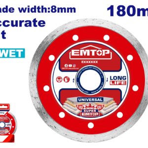 Disco de widia continuo 180mm Industrial EMTOP