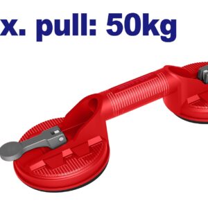 Ventosa doble 115mm ABS 50kg EMTOP