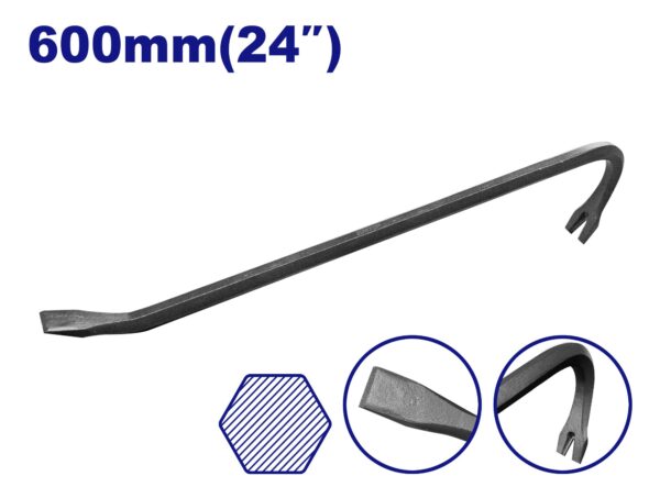 Barreta hex pata cabra saca clavo 16mm x 600mm TV