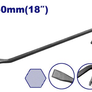 Barreta hex pata cabra saca clavo 16mm x 450mm TV