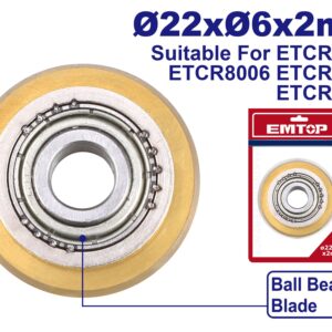 Cuchilla para cortaceramicas 22x6x2mm