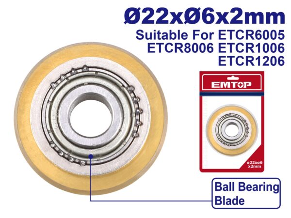 Cuchilla para cortaceramicas 22x6x2mm