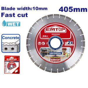 Disco de widia corte hormigón INDUSTRIAL 405mmx25.4x10mm