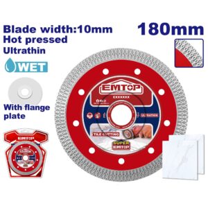 Disco widia 180mm ultrafino Mesh Rim humedo y seco