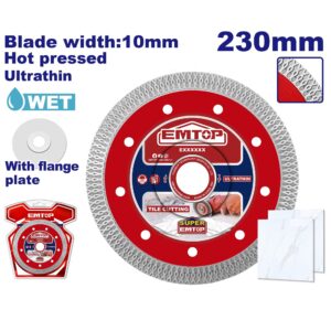 Disco widia 230mm ultrafino Mesh Rim humedo y seco