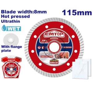 Disco widia 115mm TRF INDUSTRIAL USO UNIVERSAL EMTOP