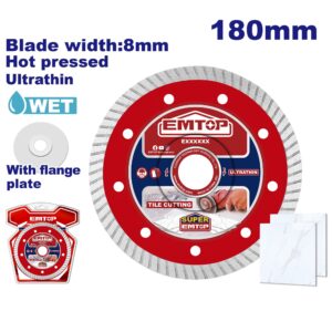 Disco widia 180mm TRF INDUSTRIAL USO UNIVERSAL EMTOP