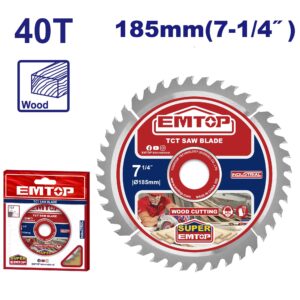 Sierra Circular INDUSTRIAL 185mm 40T EMTOP