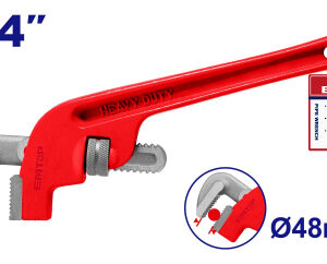 Llave De Caño Acodada Forjada 14 Pulg Max 48Mm Top Value Emtop Empw6114
