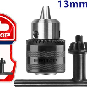 Mandril Industrial 1,5 a 13mm enc 1/2-20UNF EMTOP