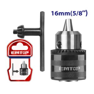 Mandril Industrial 3 a 16mm enc 1/2-20UNF EMTOP