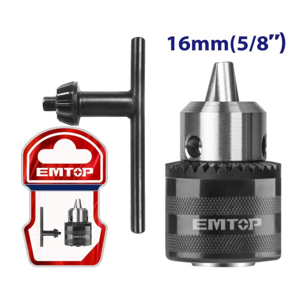 Mandril Industrial 3 a 16mm enc 1/2-20UNF EMTOP