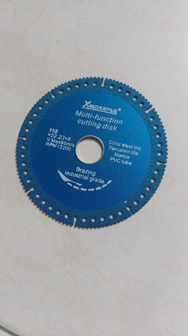 Disco diamantado de corte multimaterial 115 mm