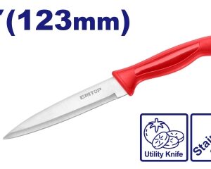 Cuchilla acero inox 5 pulg TOP VALUE