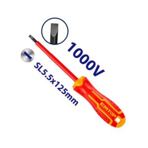 Destornillador 1000V INDUSTRIAL PL 5,5x125mm Cr-v