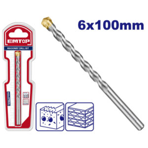 Mecha punta widia 6x100mm EMTOP Indutrial ECDB0206