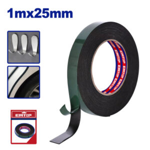 Cinta doble faz IXPE Foam 25mm x 1mm TV EMTOP EMPN