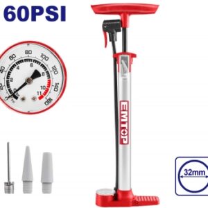 Inflador De Mano 160Psi C/manom.3 Picos Cpo Metali
