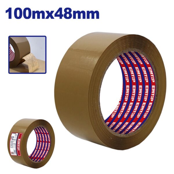 Rollo Cinta Embalar Marron 48Mm X 100Mt Empn1H30