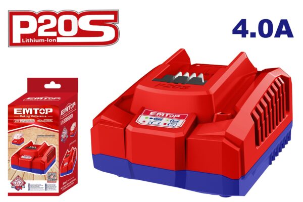 Cargador Baterias 20V 4Amp Efcr20411-4