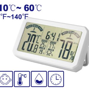 Medidor Ambiente Temp Y Humedad 10-60°C Emtm1505
