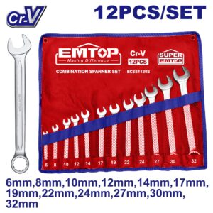 Set de 12 llaves combinadas en funda 6-32mm ECSS11