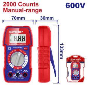 Multimetro Digital Rms 2000 Manual Range Ac 600V