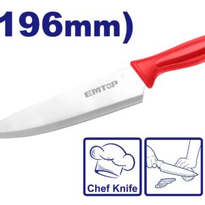 Cuchilla Ac Inox Chef 8 Pulg Top Value Emtop