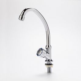 Canilla 1 agua metal mesada
