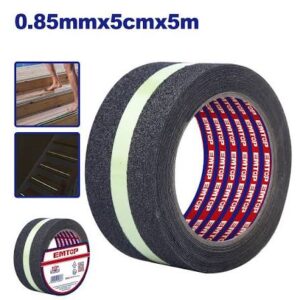 Cinta Antideslizante Y Fotoluminiscente 5Cm X 5Mt