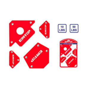 Juego de escuadras magneticas 4 Pz EMTOP EMWH4002