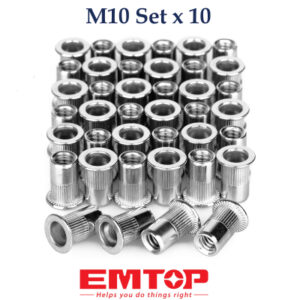 Remache Roscado M10 Set X 10 Unid Sp-N.m10