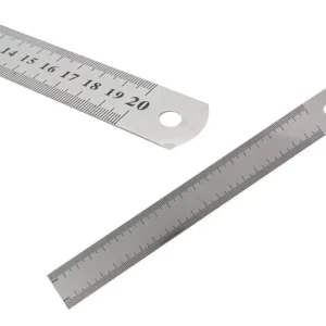 Regla acero inox. x 20 cms