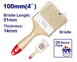 Pincel cabo madera 100mm ancho 14mm EMPB2904